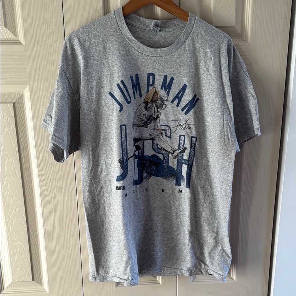 Josh Allen Gray Short Sleeve Tee